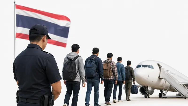 Laos Kembalikan 41 Pekerja Perjudian Thailand Usai Pembubaran Jaringan Ilegal